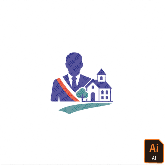 Logo pour un candidat aux élections municipales