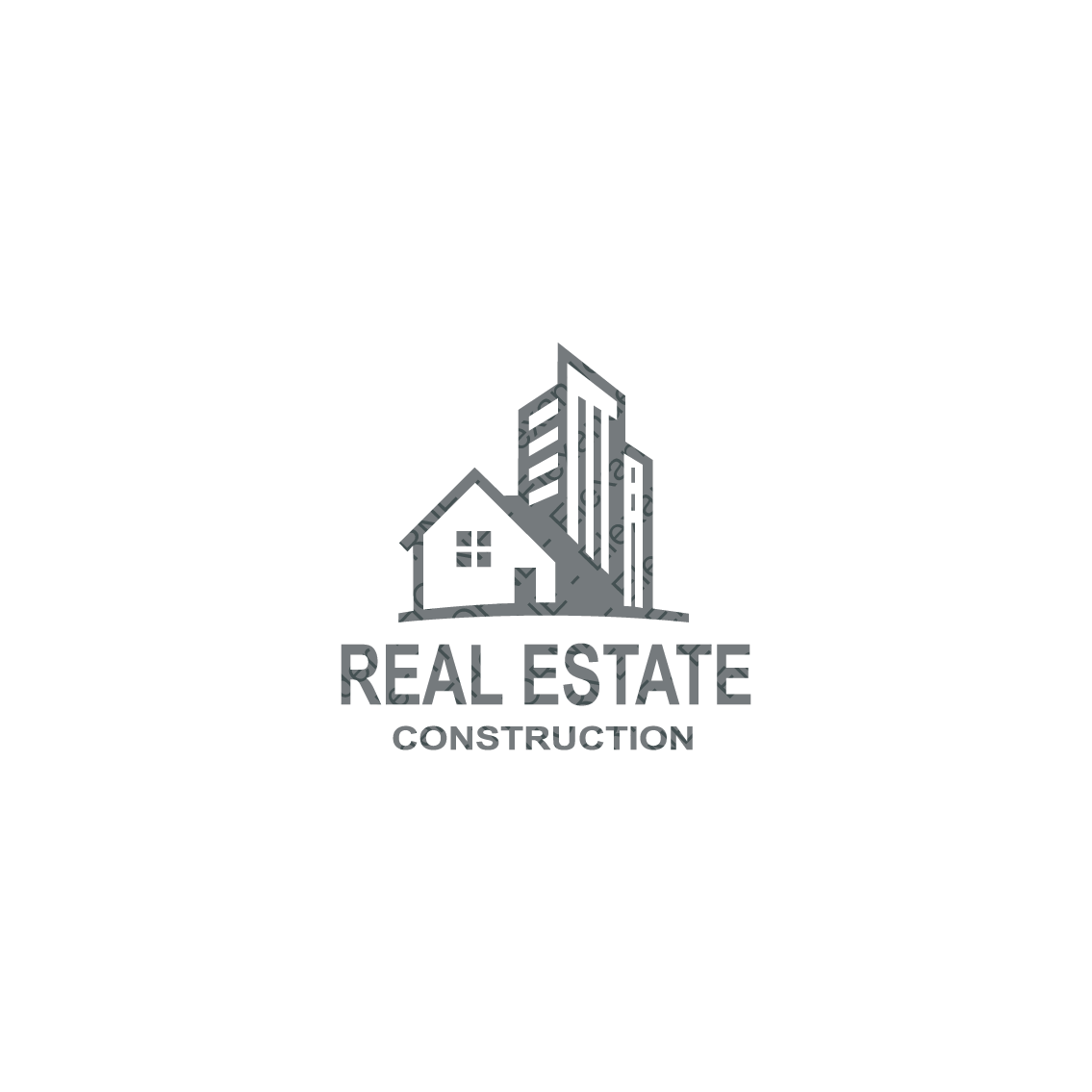 Logo pour un professionnel de l'immobilier et de la construction
