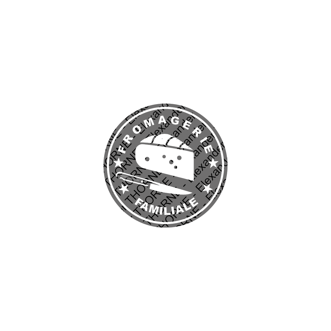 Logo pour une fromagerie familiale