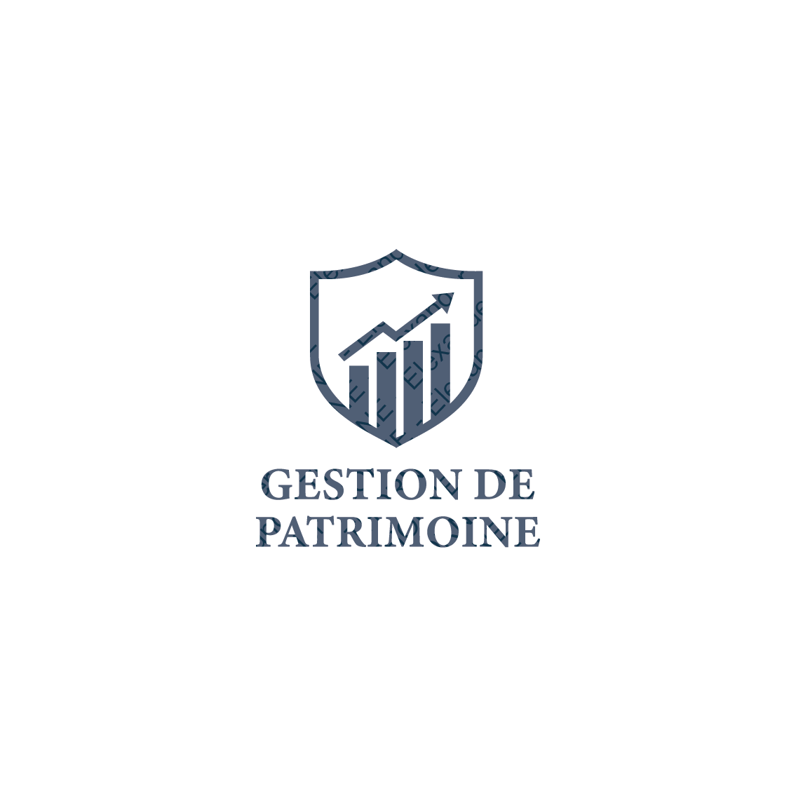 Logo pour une société de gestion de patrimoine