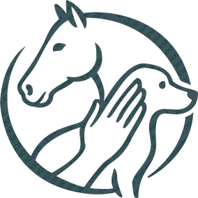 Logo pour un ostéopathe animalier.