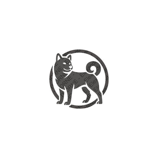 Logo, illustration, icône ou tatouage pour un élevage de Shiba Inu