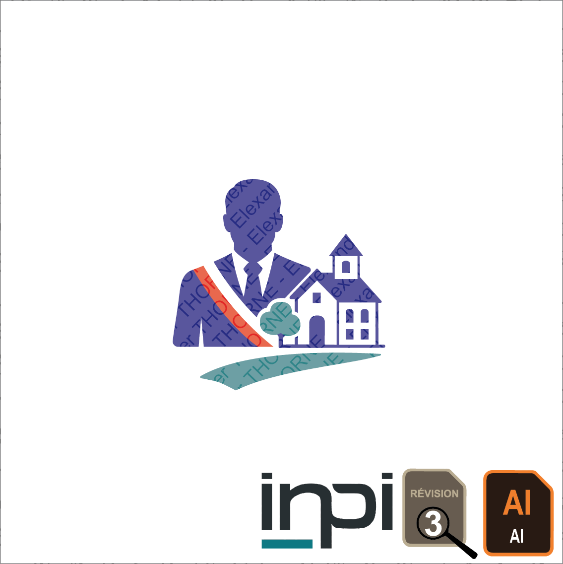 Logo pour un candidat aux élections municipales