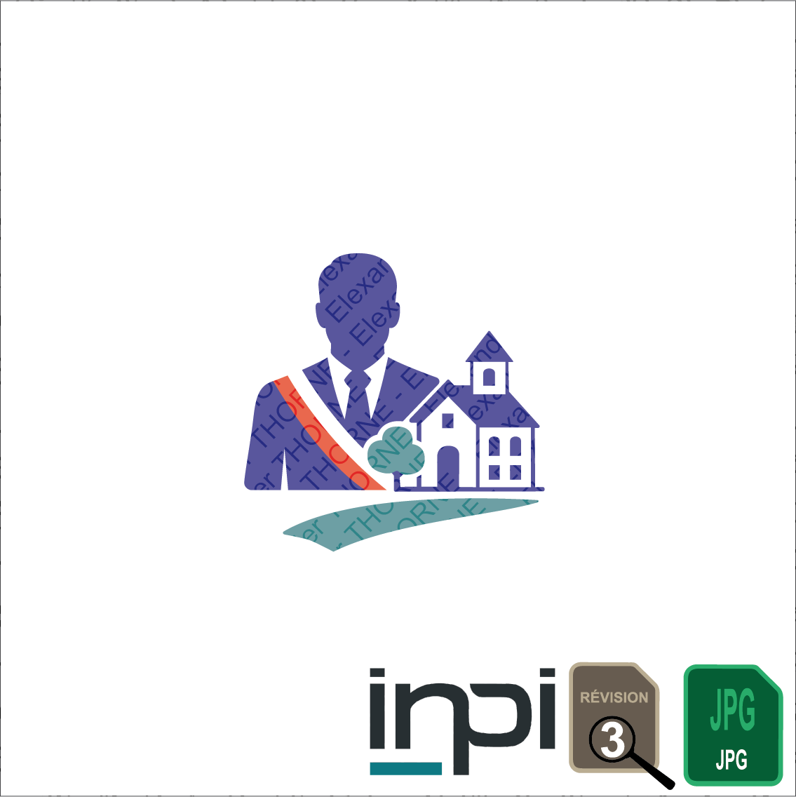 Logo pour un candidat aux élections municipales