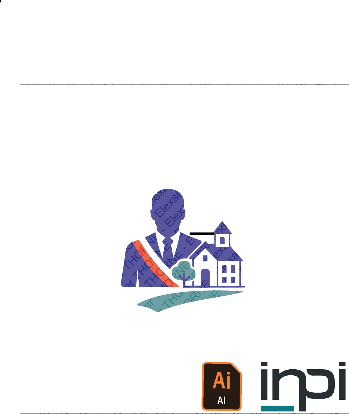 Logo pour un candidat aux élections municipales