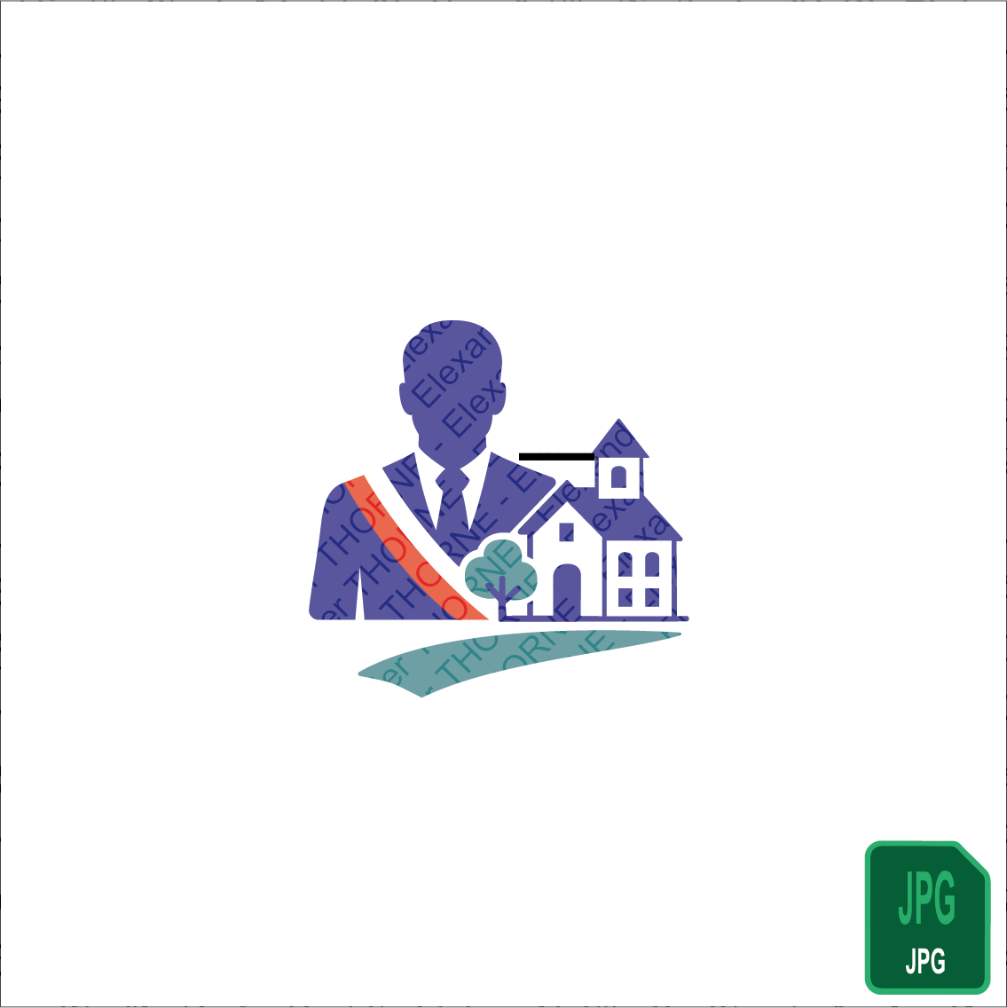 Logo pour un candidat aux élections municipales