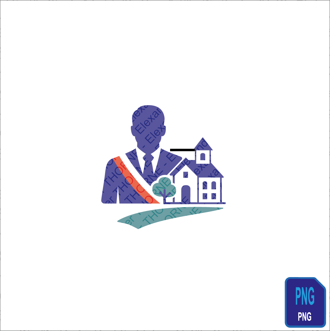 Logo pour un candidat aux élections municipales
