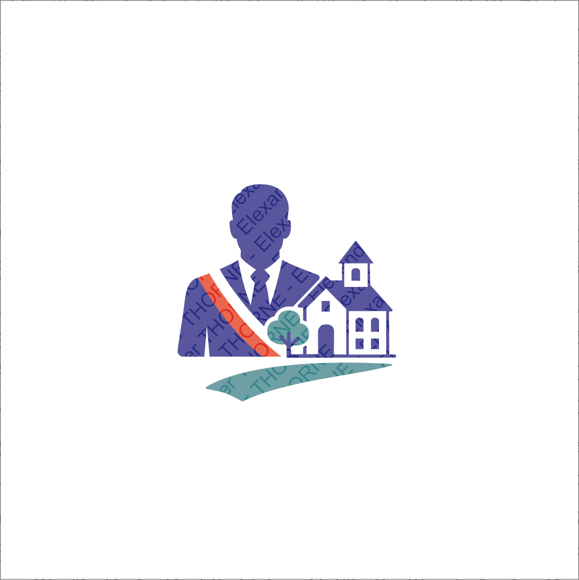 Logo pour un candidat aux élections municipales