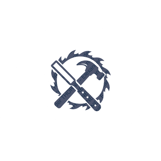 Logo pour un charpentier.